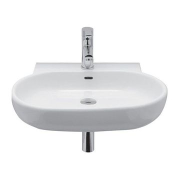 Kale Zero 60x50 cm Oval Seramik Beyaz Lavabo