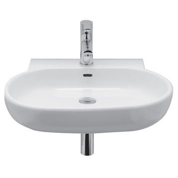 Kale Zero 60x50 cm Oval Seramik Beyaz Lavabo