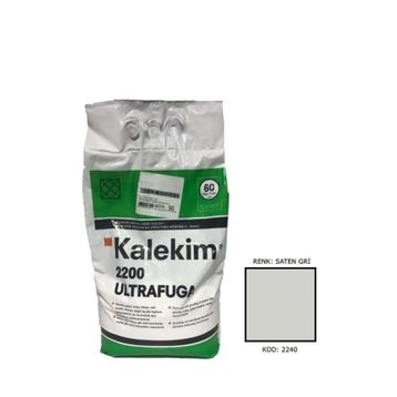 Kalekim 2240 Gri Ultra Fuga 5 kg Saten Derz Dolgu