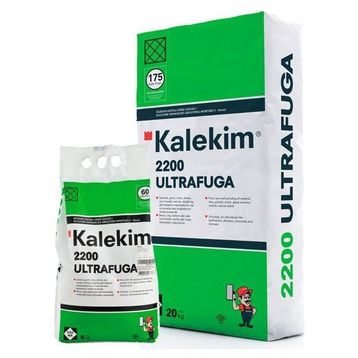 Kalekim Ultrafuga Silikon Katkılı Beyaz 20 kg Derz Dolgu