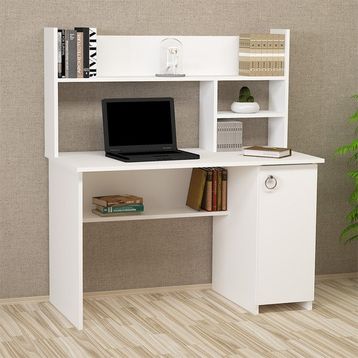 Kalender Dekor Beyaz Lucas 120 cm Çalışma Masası