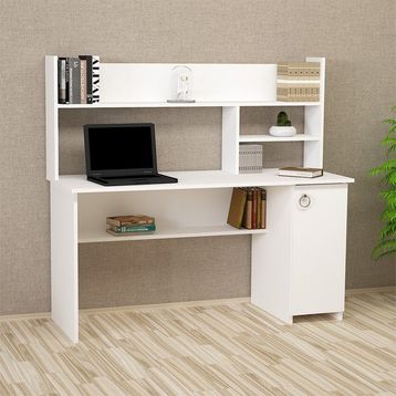 Kalender Dekor Beyaz Lucas 145 cm Çalışma Masası