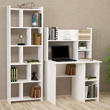Kalender Dekor Jimmy Snow Beyaz 90 cm Çalışma Masası Takımı