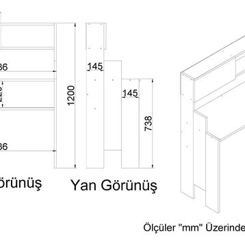 Kalender Dekor Robin Çalışma Masası