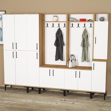 Kalender Dekor Rose-1-1-2-3-4-RS02 Portmanto Vestiyer Ayakkabılık