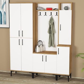 Kalender Dekor Rose-1-2-4-RS02 Portmanto Vestiyer Ayakkabılık