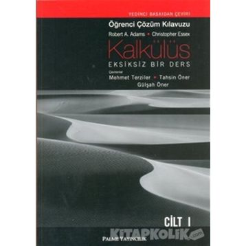 KALKÜLÜS 1 ÖĞRENCİ ÇÖZÜM KİTABI - ROBERT A. ADAMS