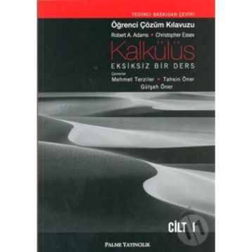 KALKÜLÜS 1 ÖĞRENCİ ÇÖZÜM KİTABI - ROBERT A. ADAMS