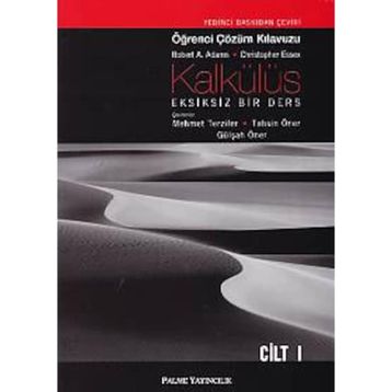 KALKÜLÜS 1 ÖĞRENCİ ÇÖZÜM KİTABI - ROBERT A. ADAMS