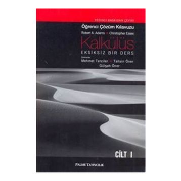 KALKÜLÜS 1 ÖĞRENCİ ÇÖZÜM KİTABI - ROBERT A. ADAMS