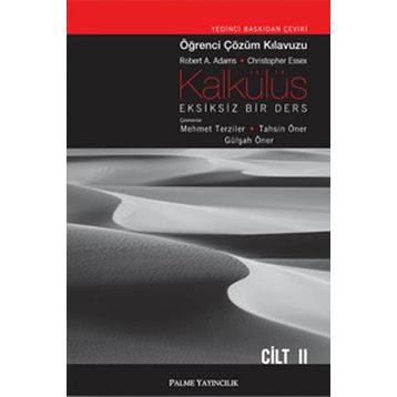 KALKÜLÜS 2 ÖĞRENCİ ÇÖZÜM KİTABI - ROBERT A. ADAMS