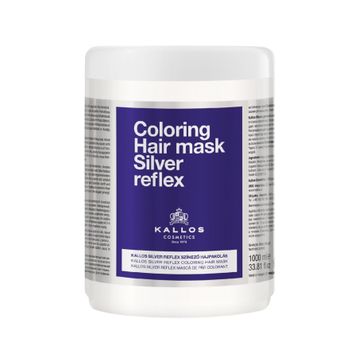 Kallos Cosmetics Coloring Silver Reflex 1000 ml Turunculaşma Önleyici Saç Bakım Maskesi