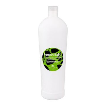 Kallos Cosmetics Lemon Balm Yağlı 1 lt Saçlar İçin Şampuan