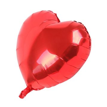 Kalp Kırmızı 45 cm Folyo Balon