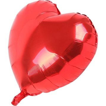 Kalp Kırmızı 45 cm Folyo Balon