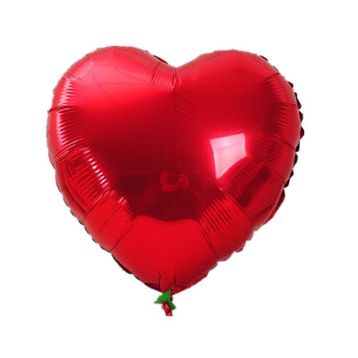 Kalp Kırmızı 60 cm Folyo Balon