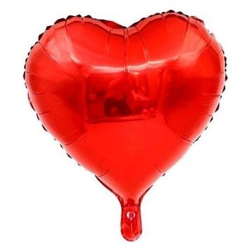 Kalp Kırmızı 60 cm Folyo Balon