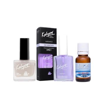 Kalyon 201 Oje + 17 ml Oje Kurutucu Sprey + Oje Çözücü