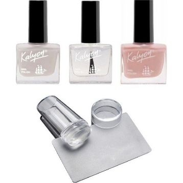 Kalyon Stamper Silikon ve French Set