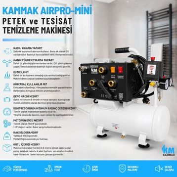 Kammak Airpro-Mini Petek Temizleme Makinesi