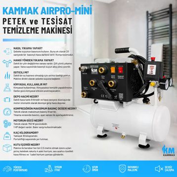 Kammak Airpro-Mini Petek Temizleme Makinesi