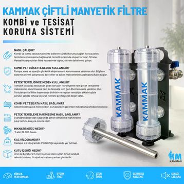 Kammak Çiftli Manyetık Filtre