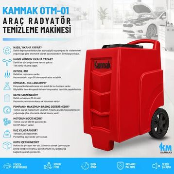 Kammak Otm-01 Araç Radyatör Temizleme Makinesi