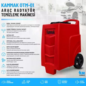 Kammak Otm-01 Araç Radyatör Temizleme Makinesi