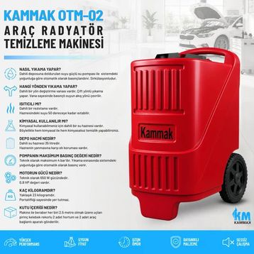 Kammak Otm-02 Araç Radyatör Temizleme Makinesi