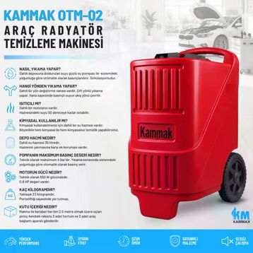 Kammak Otm-02 Araç Radyatör Temizleme Makinesi