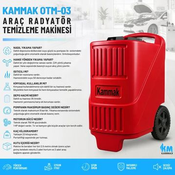 Kammak Otm-03 Araç Radyatör Temizleme Makinesi