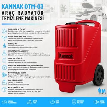 Kammak Otm-03 Araç Radyatör Temizleme Makinesi