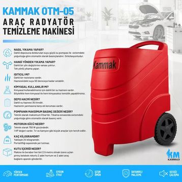 Kammak Otm-05 Araç Radyatör Temizleme Makinesi