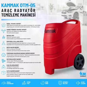 Kammak Otm-05 Araç Radyatör Temizleme Makinesi