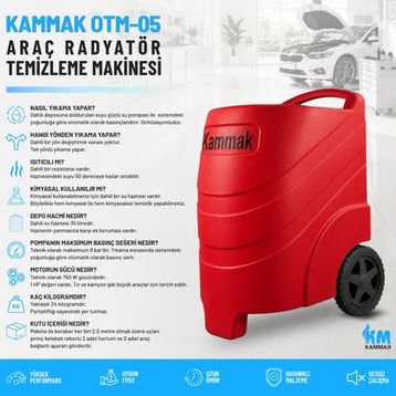 Kammak Otm-05 Araç Radyatör Temizleme Makinesi