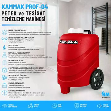 Kammak Prof-04 Petek Temizleme Makinesi
