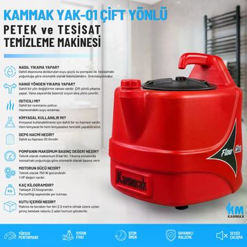 Kammak Yak-01 Çift Yönlü Petek Temizleme Makinesi