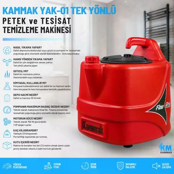 Kammak YAK-01 Tek Yönlü Petek Temizleme Makinesi