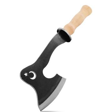Kamp Baltası Nacak 490 gr Odun Kesme Kırma Baltası Ahşap Saplı
