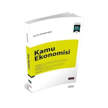 Kamu Ekonomisi Ekim 2021 11. Baskı - Nurettin Bilici - Savaş Yayınevi