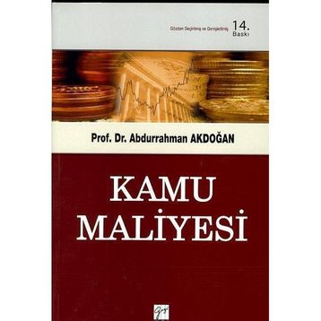 KAMU MALIYESI - ABDURRAHMAN AKDOĞAN