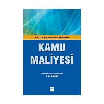 KAMU MALIYESI - ABDURRAHMAN AKDOĞAN