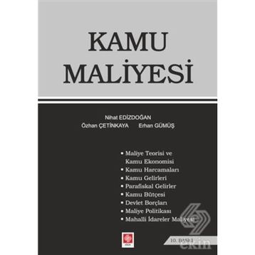 KAMU MALIYESI - NIHAT EDİZDOĞAN