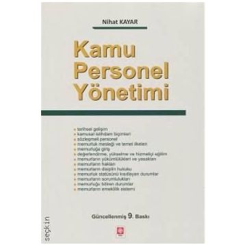 Kamu Personel Yönetimi - Nihat Kayar