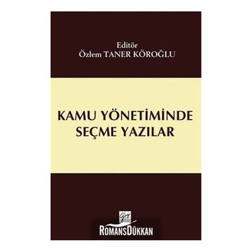 Kamu Yönetiminde Seçme Yazılar - Cemal Taner