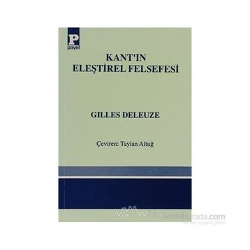 KANT'IN ELEŞTIREL FELSEFESI - GENEL