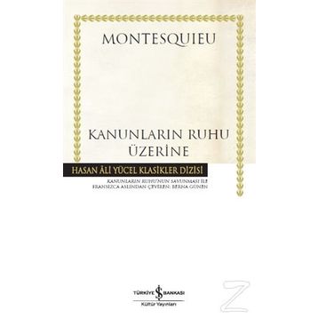 Kanunların Ruhu Üzerine - Montesquieu