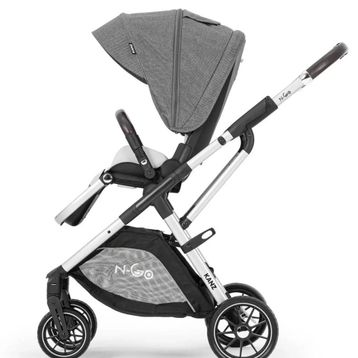 Kanz N-Go Travel Sistem Gri Çift Yönlü Katlanabilen Bebek Arabası