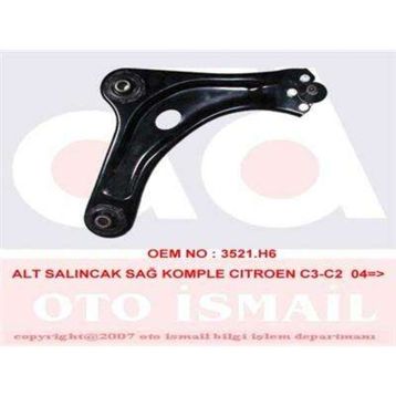 KAPIMSAN 04-70917 Sağ Komple Citroen C3 02 Alt Salıncak