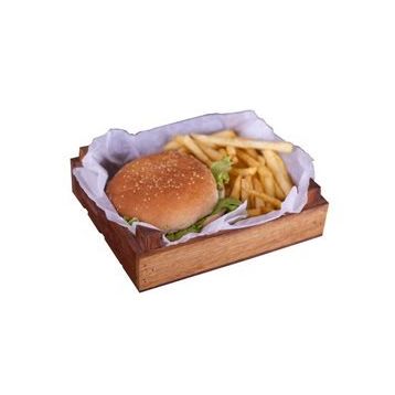 Kapp Hamburger Kayın 14x17 cm Sunum Kasası